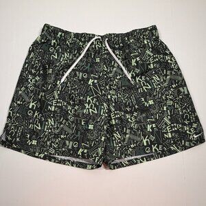 Nike Swim Trunk - All-Over Nike Print - XXL